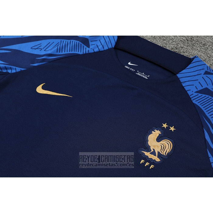 Chandal del Francia Manga Corta 2022-2023 Azul - Pantalon Corto